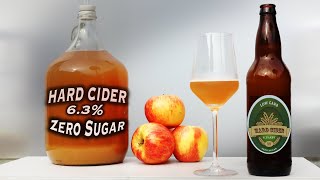 Sparkling HARD CIDER  2 ingredients  Low Carb and High Alcohol  supported by NewAir fridges [upl. by Favin607]