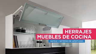 Hafele Herrajes modernos para cocinas y muebles Sistemas de aperturas inteligentes 2021 [upl. by Teressa]