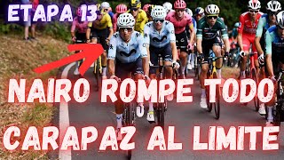 RESUMEN ETAPA 13 VUELTA A ESPAÑA 2024QUINTANA ROMPE TODO CARAPAZ AL LIMITE Y ROGLIC ATACA [upl. by Htebyram]