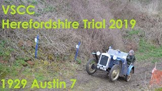 VSCC Herefordshire Trial 2019  Austin Seven [upl. by Bascio]