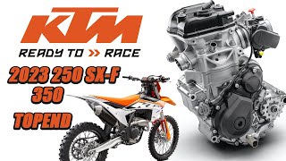 2023 KTM 250350 SXF TOPEND STEP BY STEP [upl. by Elokin240]