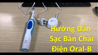 Hướng dẫn sạc bàn chải đánh răng điện OralB BRAUN [upl. by Chrysa420]