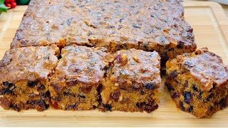 Best Christmas Fruit Cake Recipe 🎄 My Mom Makes This Delicious Christmas Cake Every Year  Plum Cake [upl. by Ahsika628]