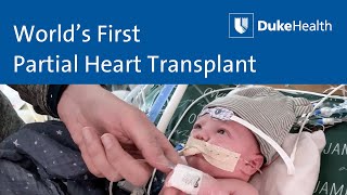 Duke Health Performs Worlds First Partial Heart Transplant  Duke Health [upl. by Sergei298]