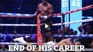 Anthony Joshua suspended from boxing after brutal KO [upl. by Olwena]