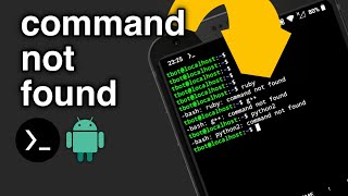 commandnotfound error fixed  Termux [upl. by Claud]