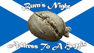 Address To A Haggis  Burns Night 2017 [upl. by Sihon831]