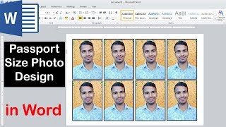 How To Edit a Passport Size Photo in Photoshop [upl. by Mariana]