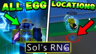 SOLS RNG ALL 15 EGG LOCATIONS FAST AND EASY [upl. by Ralina]