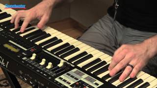 Hammond SK188 Portable PianoOrgan Demo at GearFest 13  Sweetwater Sound [upl. by Natica97]