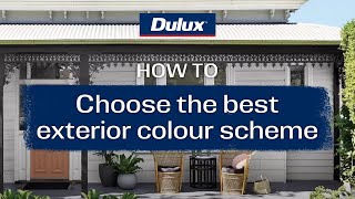 How to choose the best exterior colour scheme  Dulux [upl. by Aromas]