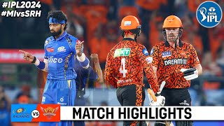 SRH vs MI IPL 2024 Highlights Sunrisers Hyderabad vs Mumbai Indians  Today Full Match Highlights [upl. by Stevena]