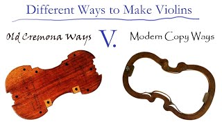 Different Ways To Make a Violin  Cremona Revival Video 2 [upl. by Ennayelhsa951]