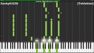 ryo  Hatsune Miku  MELT  Synthesia Piano TehIshter [upl. by Gilba223]