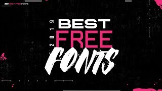 Best Free Fonts for Designers 2019 [upl. by Ingeborg]