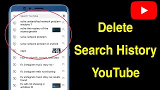 How to Delete Search History on YouTube App  Clear YouTube Search History [upl. by Jacques360]