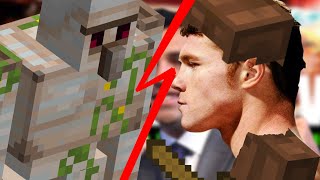 ARMADURAS VS GOLEM DE HIERRO EN MINECRAFT [upl. by Gad]