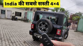 Mahindra Thar 2021 New Model  Thar LX Top Model Diesel Manual Price Review  Thar 2021 [upl. by Schulze]