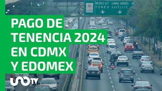 Pago de tenencia 2024 en CDMX y Edomex exentos y todo lo que debes saber del trámite [upl. by Gally680]