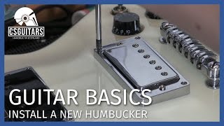 Install A New Humbucker Guitar Basics [upl. by Rodgers]