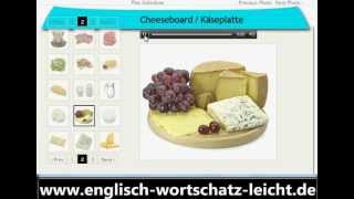 Englisch Wortschatz Lebensmittel httpwwwfacileanglaiscom [upl. by Nohtanhoj]