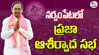 🔴LIVE CM KCR Election Campaign Praja Ashirvada Sabha at Narsampet  నర్సంపేటలో ప్రజా ఆశీర్వాద సభ [upl. by Melliw]