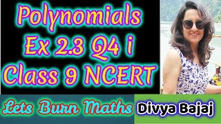 Polynomials Ex 23 Q4 i Class 9 NCERT MathsWithDivyaBajaj [upl. by Durning]