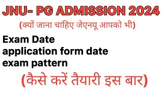 CUET PG 2024  JNU PG Admission Complete Details  Exam Pattern  Exam Date  Exam Medium [upl. by Scevo]