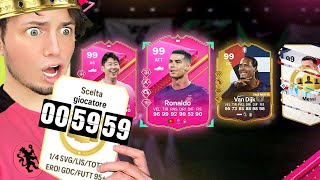 Ho APERTO 1 ORA di PICK FUTTIES 95 Ho TROVATO CR7 e SON 99 SIUUM FC 24 ITA [upl. by Gabor]