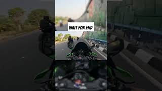 zx10r drag exoust sound public reaction 😊😊😈 shorts bikershorts youtubeshorts [upl. by Zoarah]