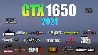 GTX 1650  Test in 20 Games in Late 2023  GTX 1650 Gaming Test [upl. by Allistir]