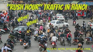 Traffic in Hanoi during rush hour [upl. by Fanni]