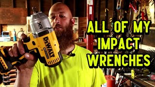 Showing My Impact Wrench Collection and Why I Bought Each by GettinJunkDone [upl. by Samira]