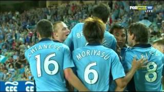 Sydney FC  Perth Glory 21 ALeague Highlights 20120211 [upl. by Sibella]