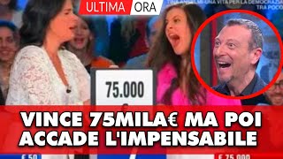 Vince una somma altissima ad Affari Tuoi poi accade l’impensabile la concorrente all’improvviso [upl. by Friedrich146]