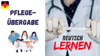 Pflegeübergabe mit Quiz Fieber erkennen und wichtige Vokabeln lernen I Deutsch in der Pflege [upl. by Alexine643]