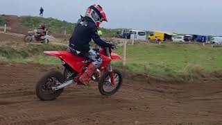 My first ride on the brand new 2024 Gas Gas MC65 dirt bike at Magilligan Motocross Park [upl. by Nahtanoj797]