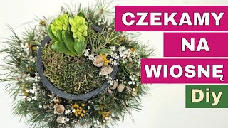 WIOSENNA DEKORACJA Z SUSZONYMI KWIATAMI  WIOSENNY WIANEK Z HIACYNTEM DIY [upl. by Annuahsal]