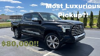 2023 Toyota Tundra Hybrid Capstone 34TT POV Test Drive amp Review [upl. by Zacharia]