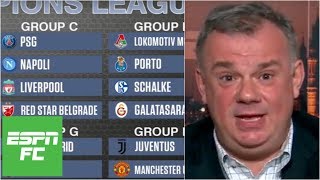 Gabs most interesting Champions League Europa League groups  Extra Time  ESPN FC [upl. by Darcia]