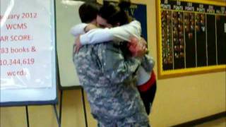 SOLDIERS SURPRISE RETURN FOR HER DAUGHTERwmv [upl. by Rhoda474]