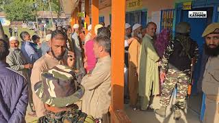 Voting continue in Kakapora Pulwama [upl. by Leinnad53]