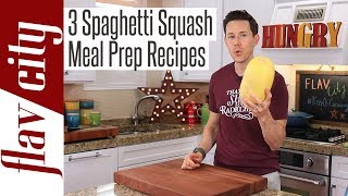 3 Easy Spaghetti Squash Recipes For The Low Carb Keto Diet [upl. by Niowtna]