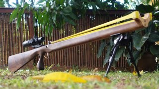 Slingshot Sniper Rifle  Build Video [upl. by Millar734]