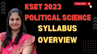 kset 2023  Political science syllabus [upl. by Ydollem492]