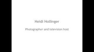 Heidi Hollinger  Photographer and television host [upl. by Lark689]