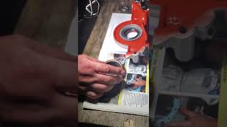 Ford 351 Windsor build Timing chain cover front crankshaft seal replacement made simple [upl. by Anele106]