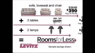 Levitz Rooms For Less Commercial 2004 [upl. by Kera543]