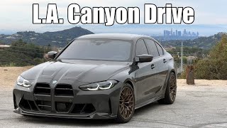 I CANT BELIEVE THIS HAPPENED G80 M3 fast Los Angeles canyon drive with a CRAZY ending [upl. by Estella]