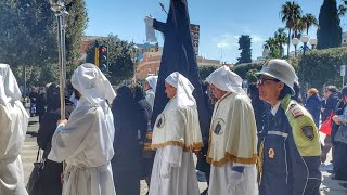 Easter Procession 2 Mother Mary in Bisceglie Prov Bari Puglia [upl. by Latsryk]